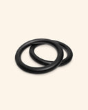 ULPU gym rings | black - white straps