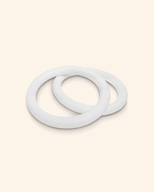 ULPU gym rings | white - white straps