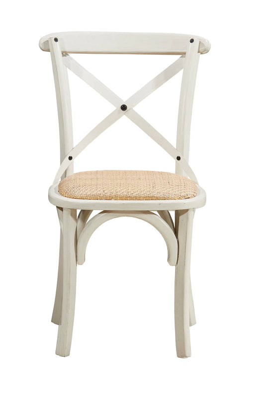 X Back Side Chair (White)