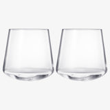 Rolling Un-Spillable Stemless Spinning Aerating Wine Glasses | Set of 2 | 13.5OZ