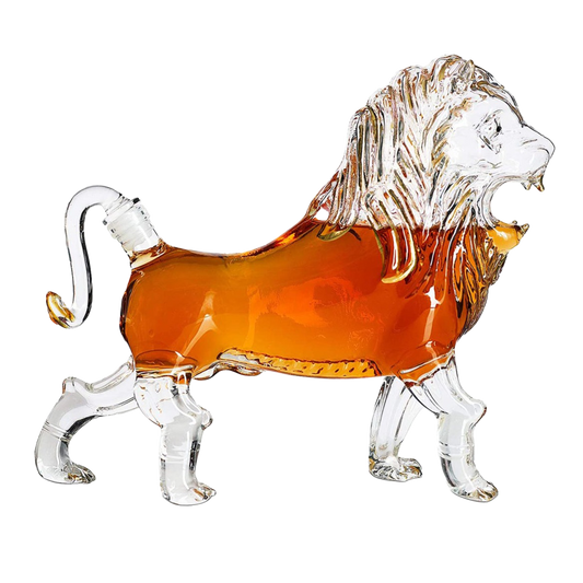 Lion Animal Whiskey and Wine Decanter- 500ml
