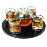 Basketball Decanter Set, Whiskey Scotch or Bourbon Decanter