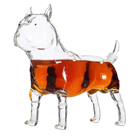 French Bull Dog - Pug Animal Whiskey and Wine Decanter - 500ml