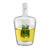 Tequila Decanter With Agave Plant, 25 Ounce Bottle