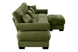 CLOUDIES 134" 3 Seater Sofa with 1 Ottoman
