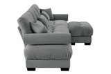 CLOUDIES 134" 3 Seater Sofa with 1 Ottoman
