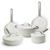 Mobi 8-Piece Ceramic Cookware Set | Cannoli Cream
