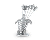 Pewter Sea Turtle Cheese Pick Set