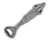 Pewter Alligator Handle Bottle Opener