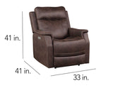 Valencia 3-Piece Dual-Power Walnut Reclining Set (Sofa, Loveseat & Chair)