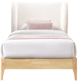 Ventura Bed: Elevate Your Bedroom with Mid-Century Modern Style and Elegant Winged Headboard Design