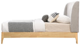 Ventura Bed: Elevate Your Bedroom with Mid-Century Modern Style and Elegant Winged Headboard Design