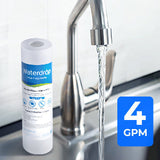Waterdrop 5 Micron 10" x 2.5" Whole House Sediment Home Water Filter Cartridge Replacement for Any 10 inch RO Unit 4pcs