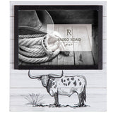Ranch Life Steer Picture Frame, 5x7, 4 MOQ