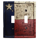 Texas Double Switch Wall Plate