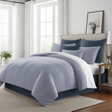 Walker Stripe IndigoWhite Duvet Cover