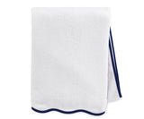 Bath Towel Navy with Border Edge