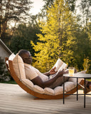 LAAKSO outdoor lounger, OHRA outdoor cushion and wedges | set