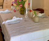 Metallic Thread Linen Napkins