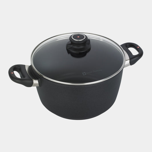 XD Nonstick Stock Pot with Glass Lid | Made in Switzerland