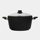 XD Nonstick Stock Pot with Glass Lid - Induction | Made in Switzerland