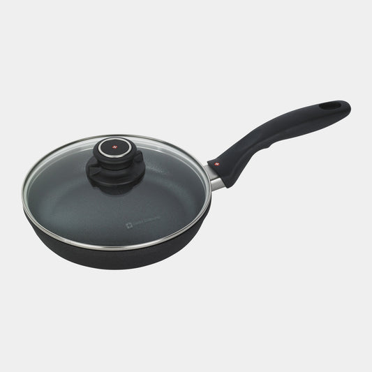 XD Nonstick Fry Pan with Glass Lid - Induction | Made in Switzerland