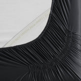 Purefect Fit Adjustable Sateen Fitted Sheet Black