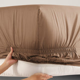 Purefect Fit Adjustable Sateen Fitted Sheet Copper
