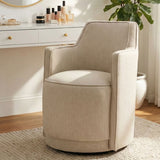 Yisa Modern Swivel Small Barrel Chair (Set of 2)