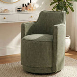 Yisa Modern Swivel Small Barrel Chair (Set of 2)