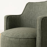 Yisa Modern Swivel Small Barrel Chair (Set of 2)