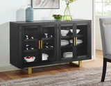 Yves 5-Piece Counter Dining Set (Counter Table & 4 Performance Fabric Counter Chairs)