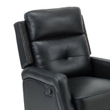 Benito 28.74" Wide Genuine Leather Swivel Rocker Recliner