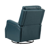 Benito 28.74" Wide Genuine Leather Swivel Rocker Recliner