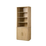 Carlos Bookcase Cabinet-Oak