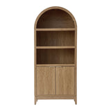 Victoria Modern Curved Top Bookcase
