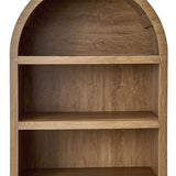 Victoria Modern Curved Top Bookcase