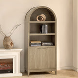 Victoria Modern Curved Top Bookcase