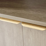 Victoria Modern Curved Top Bookcase