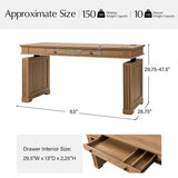 Julia Farmhouse Electric Adjustable Standing Desk