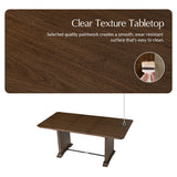 Casandra 6-Piece Transitional Multifunctional Extendable Dining Sets with Cross-Back Chairs and Solid Wood Bench