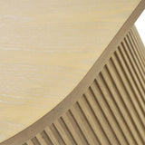 American Modern Fluted Space Saving Table and Chairs & Storage Cabinet Sets (Optional Types)