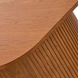 American Modern Fluted Space Saving Table and Chairs & Storage Cabinet Sets (Optional Types)