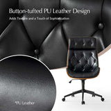 Linzy Genuine Leather Office Chair