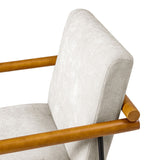 Aurora Solid Wood Armrests Office Chair