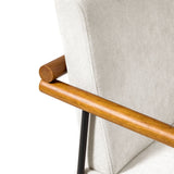 Aurora Solid Wood Armrests Office Chair