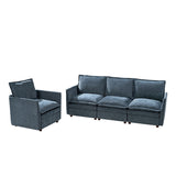 Victoria Oversized Modular Sectional Sofa with Hidden Storage and Removable Slipcovers