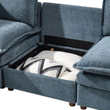 Diego Modern Modular 6-Seat Sectional Sofa with Chaise Lounge
