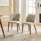 Diana Mid-Century Modern Upholstered Dining Chair,Upholstered Side Chairs,Set of 2 (Optional Types)
