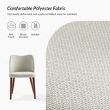 Diana Mid-Century Modern Upholstered Dining Chair,Upholstered Side Chairs,Set of 2 (Optional Types)